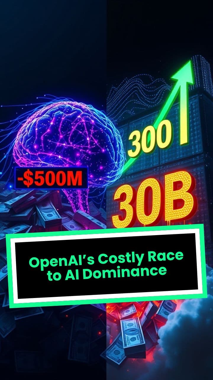 OpenAI’s Costly Race to AI Dominance
