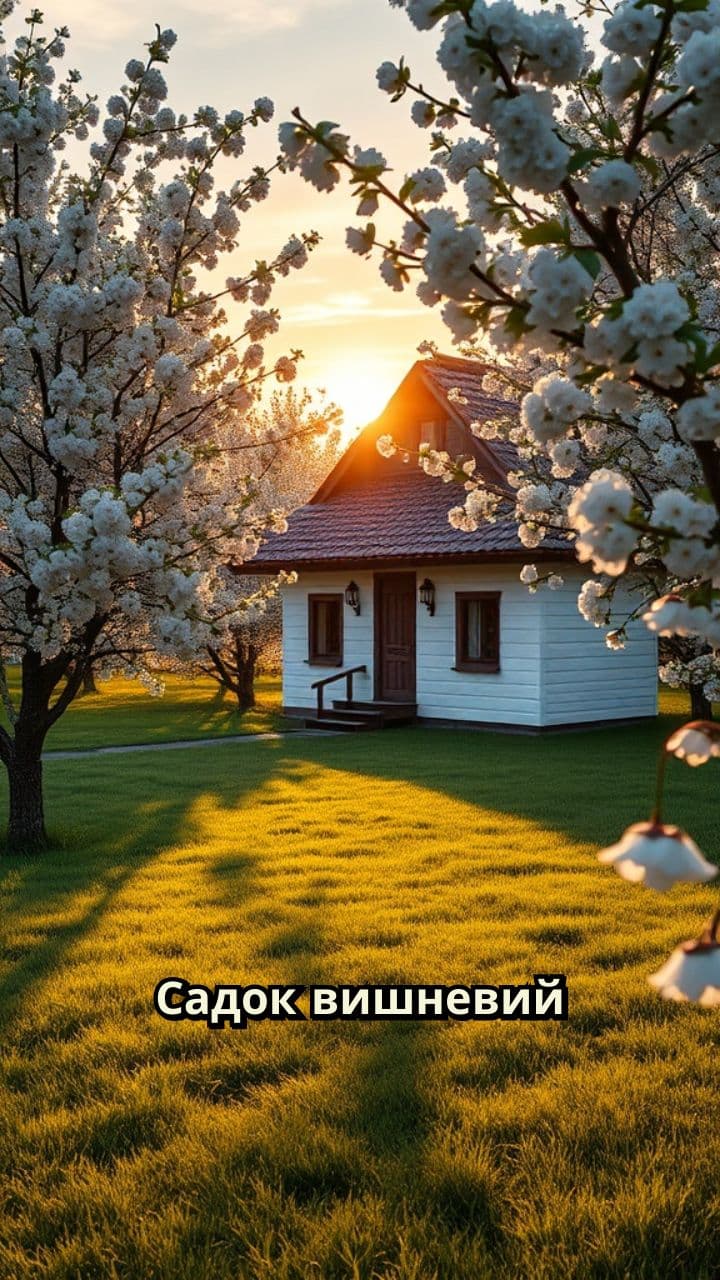 Садок вишневий коло хати