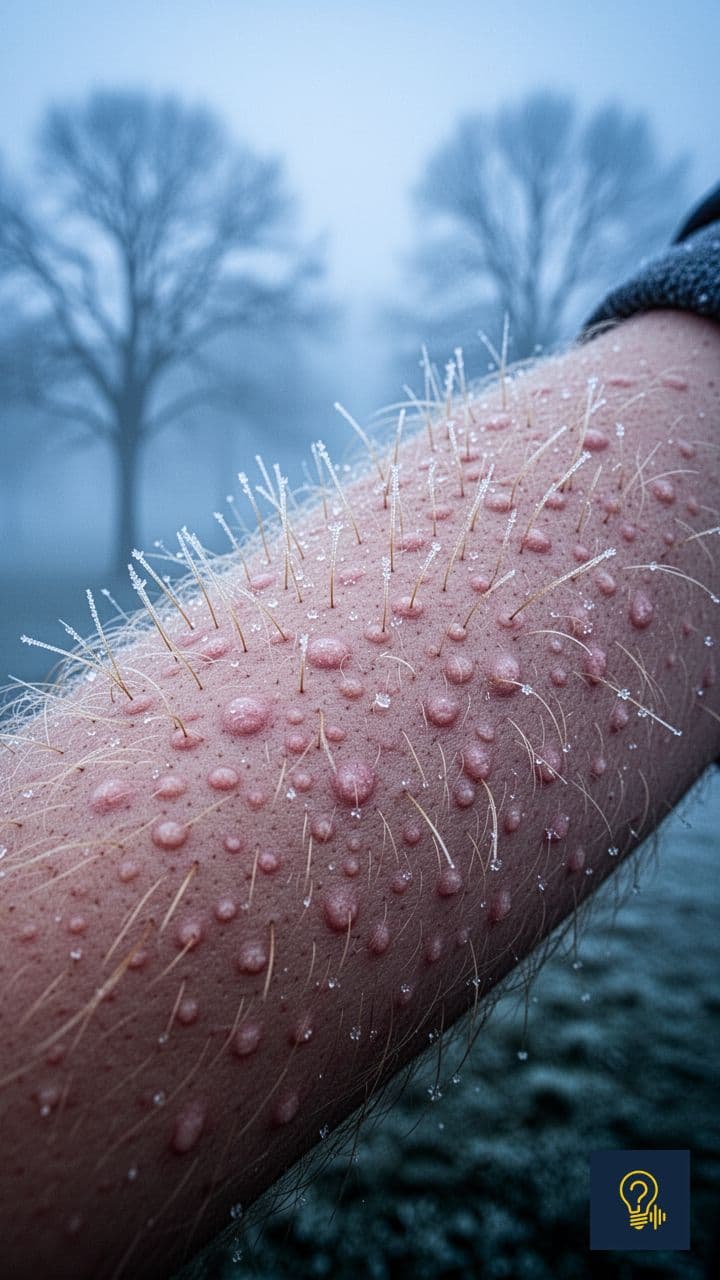 A origem evolutiva do arrepio