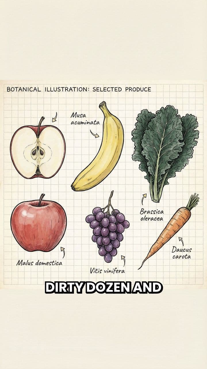 Dirty Dozen vs Clean Fifteen Simplified