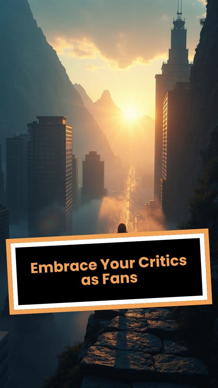 Embrace Your Critics as Fans
