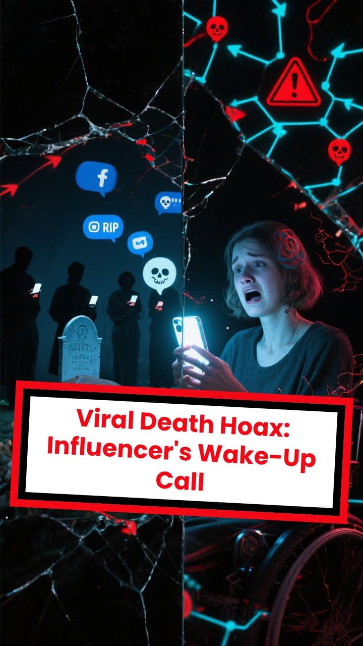 Viral Death Hoax: Influencer's Wake-Up Call