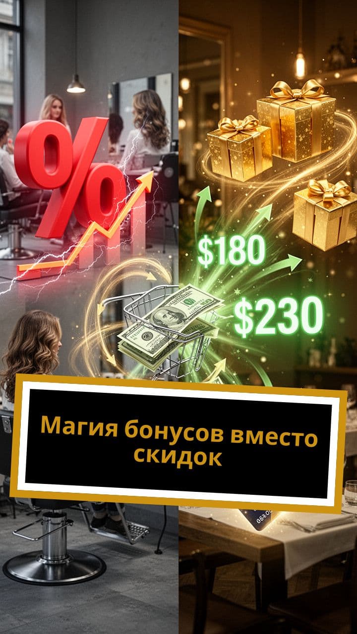 Магия бонусов вместо скидок