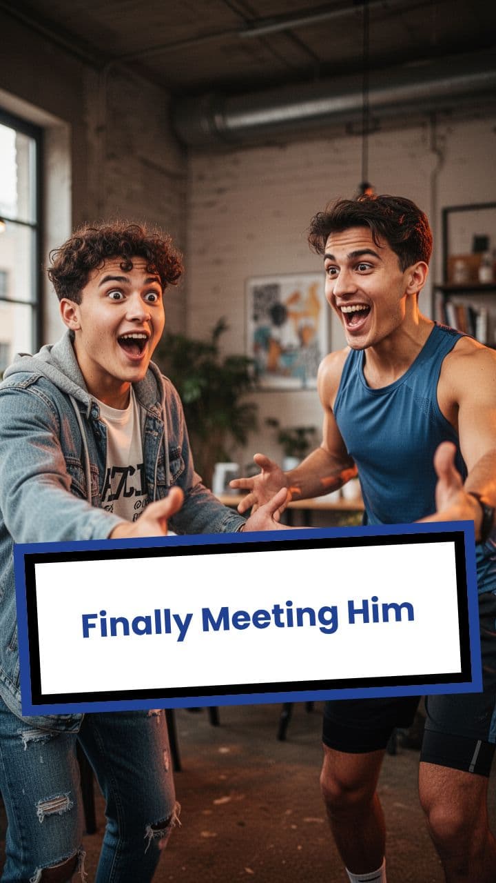 Finally Meeting Him