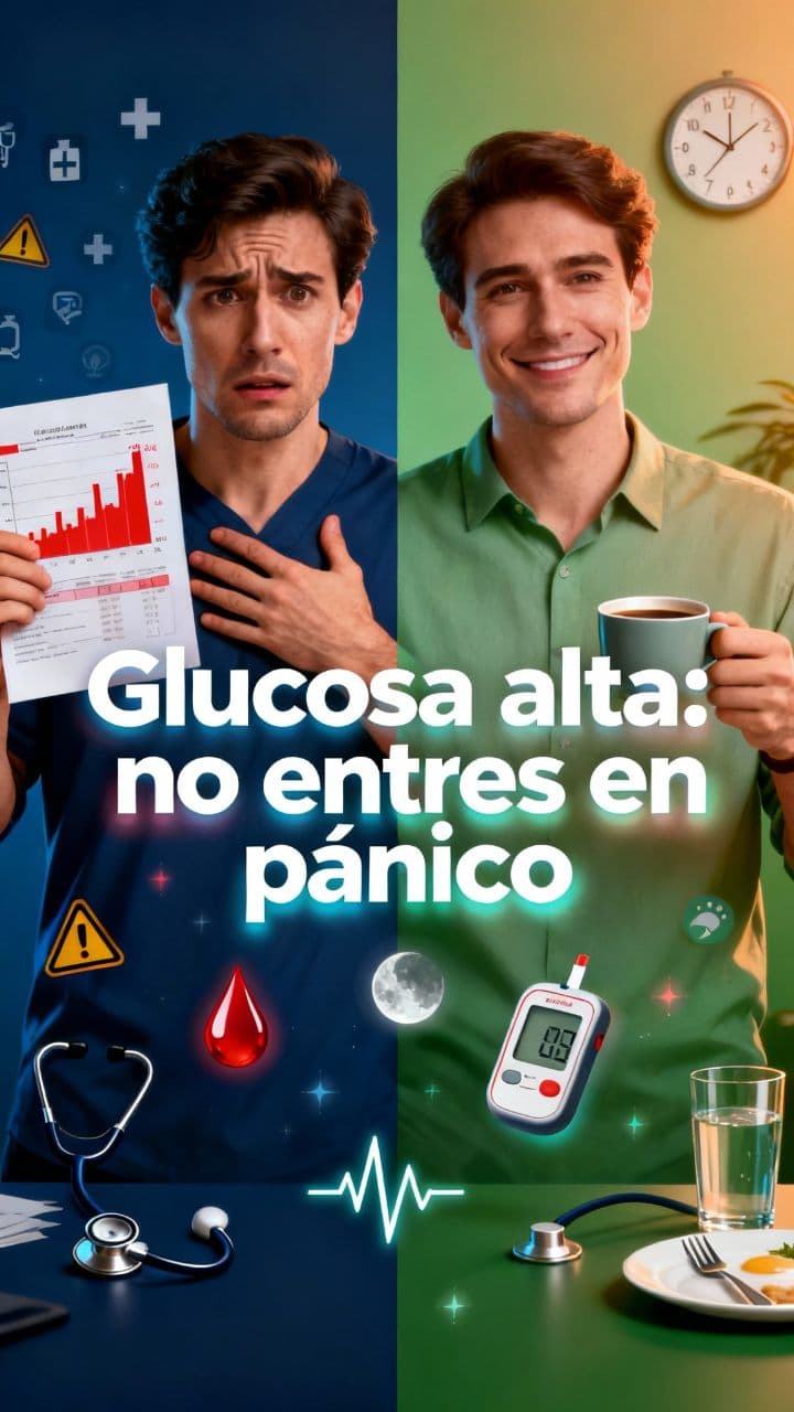 Glucosa alta: no entres en pánico