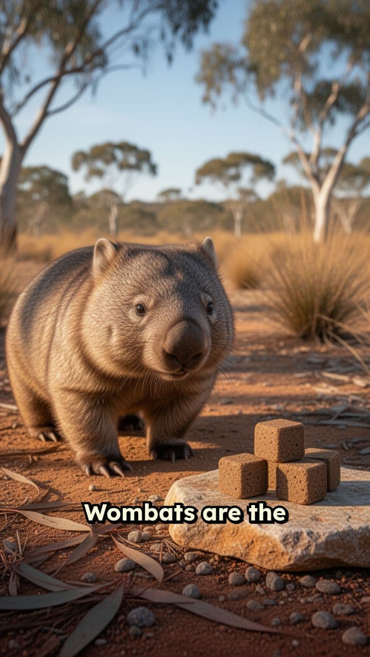 Why Wombats Poop Cubes