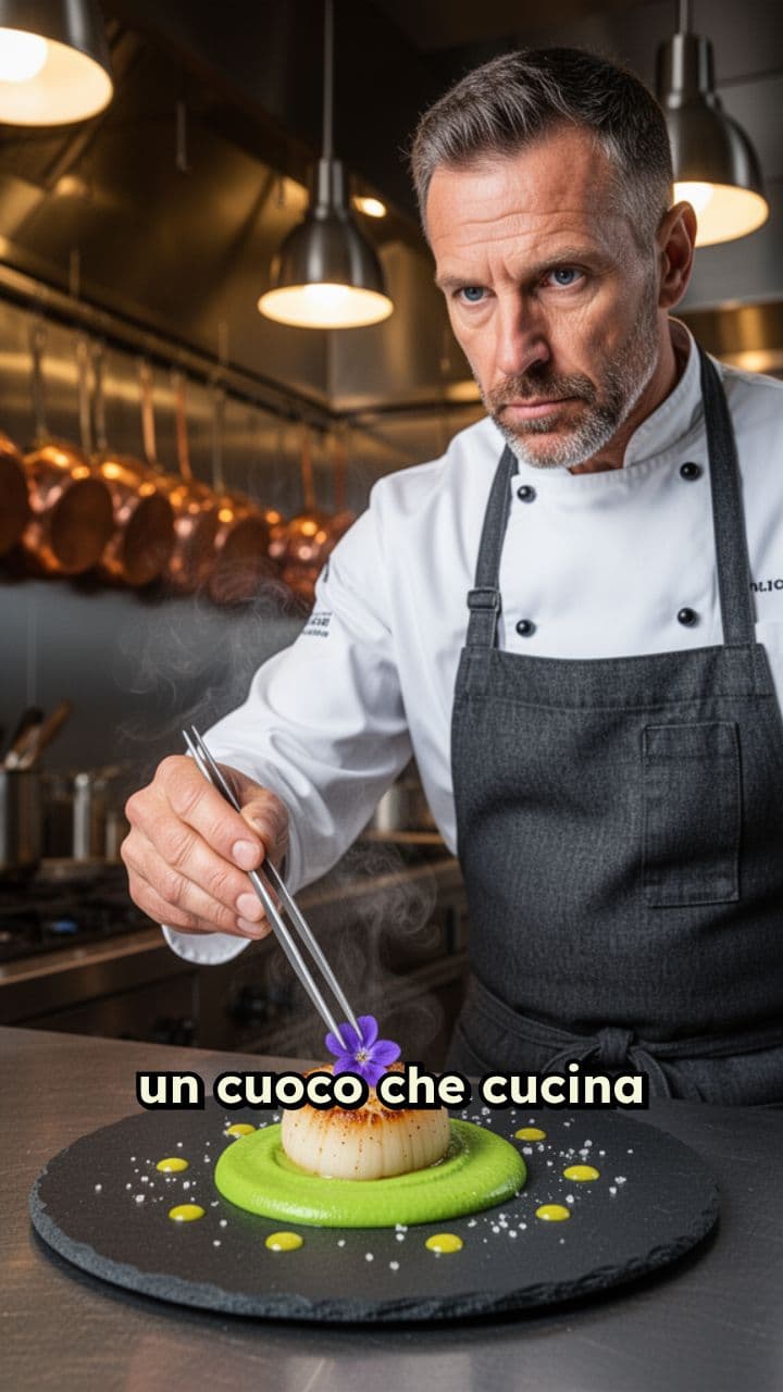 Chef gourmet con suoni ASMR