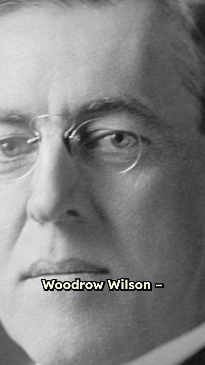 Enriching the World Through Purpose - Woodrow Wilson