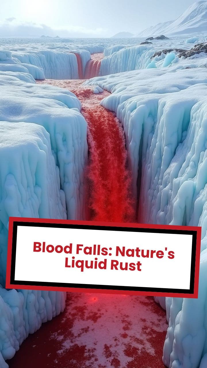 Blood Falls: Nature's Liquid Rust