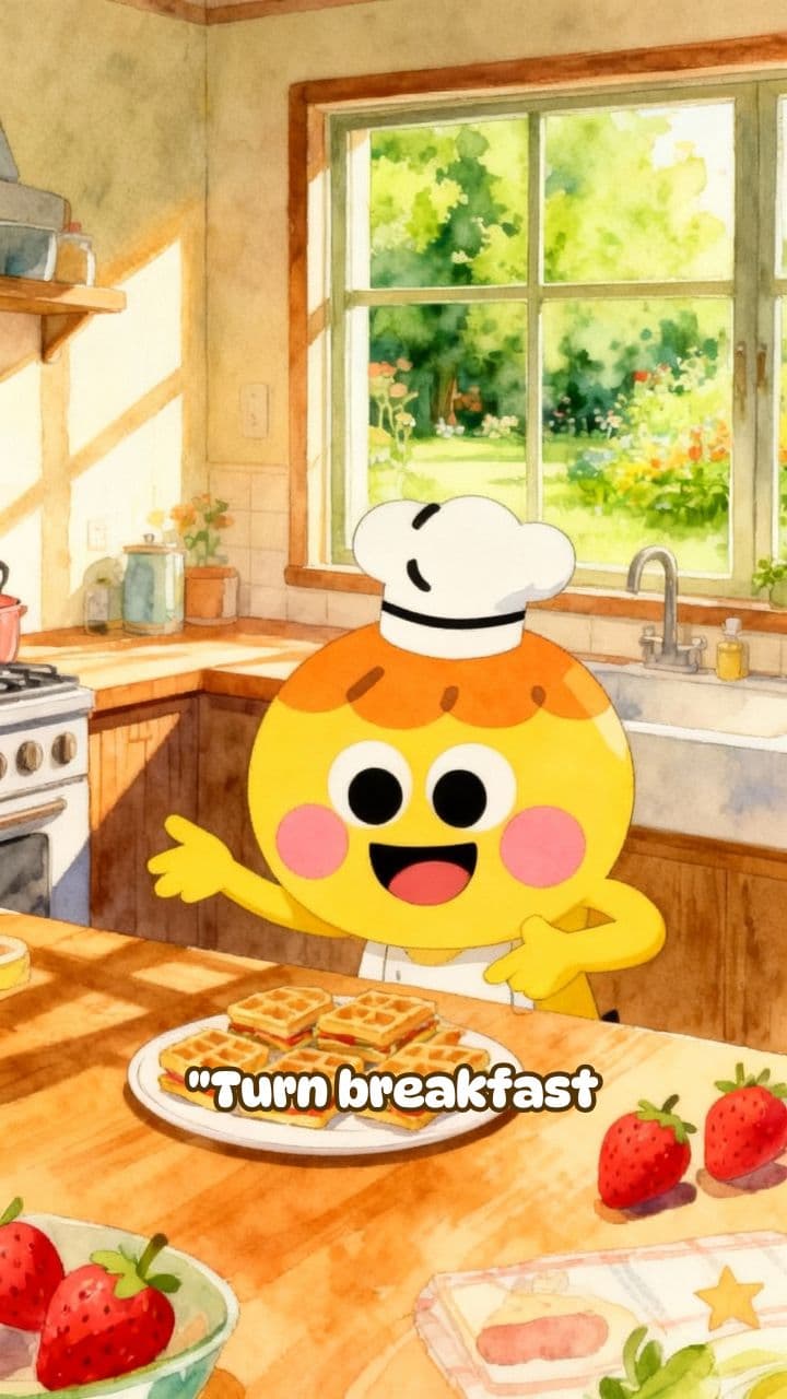 Mini Waffle Sandwiches: A Breakfast Adventure