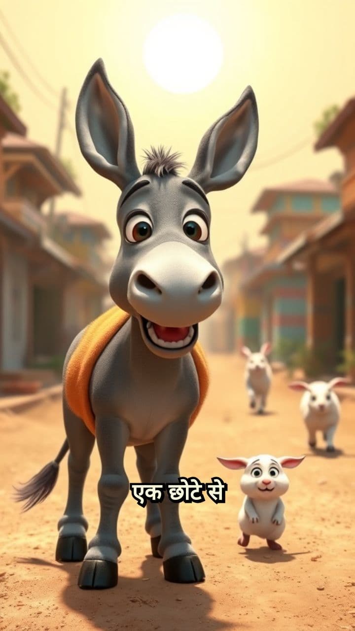 गधे और शेर की खाल