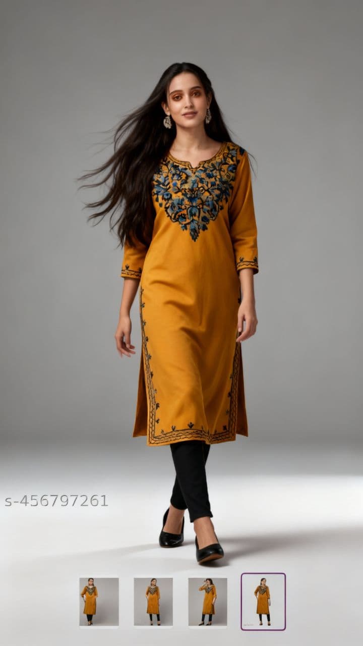 Embroidered Kurti Showcase