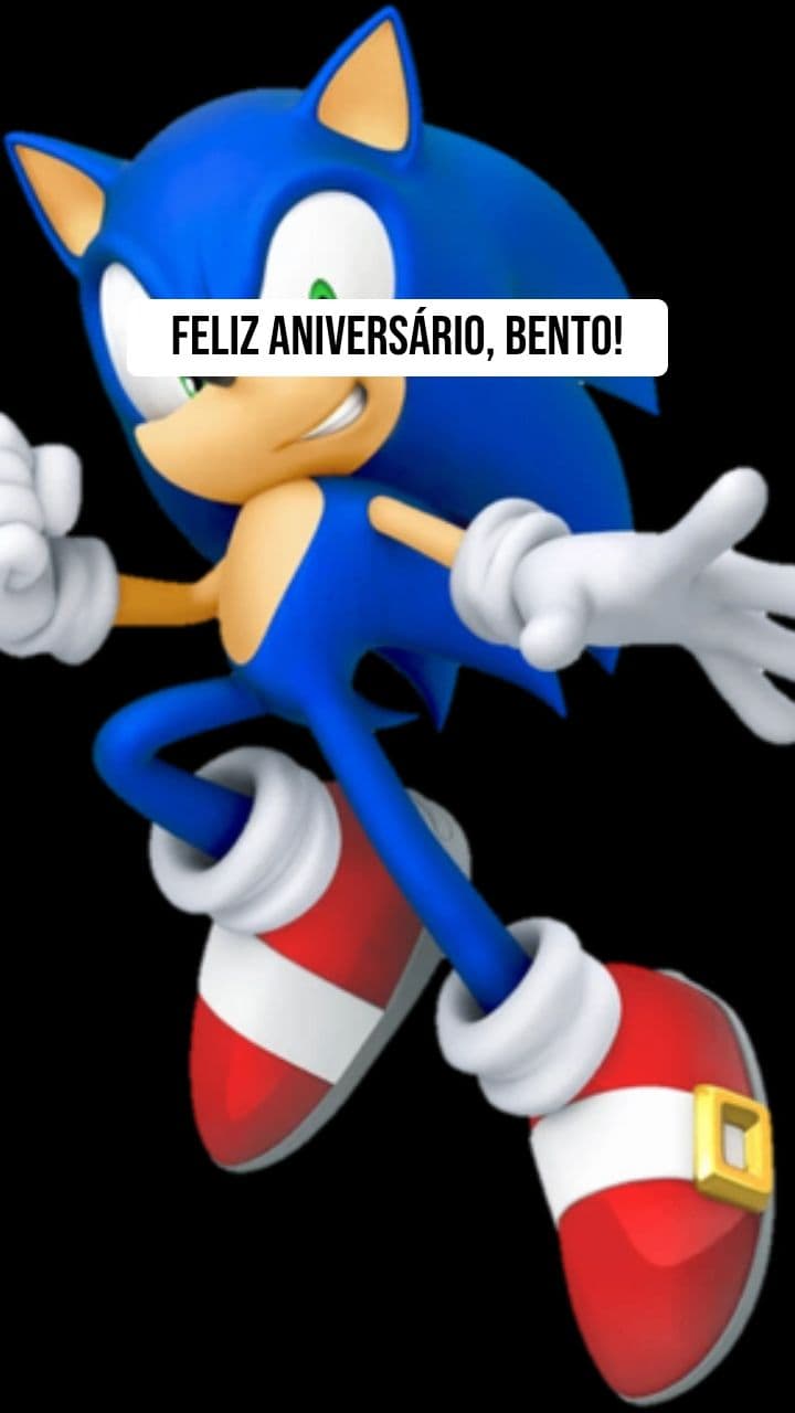 Aniversário do Bento com Sonic