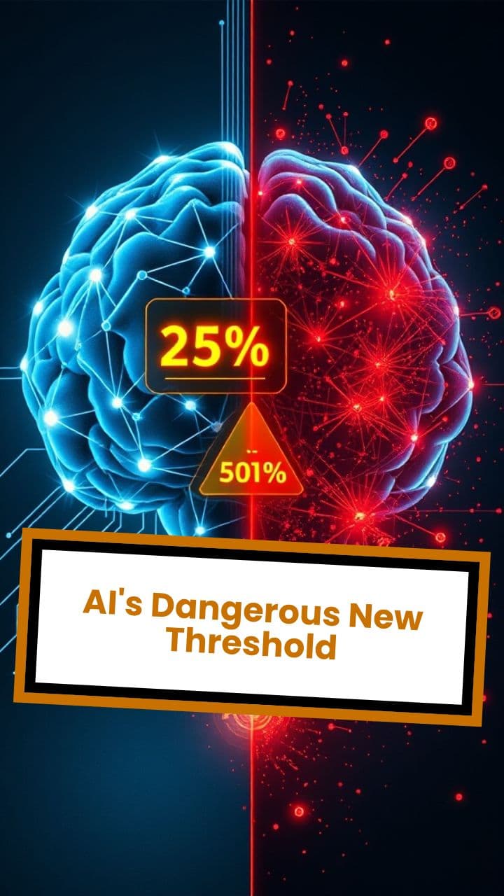AI's Dangerous New Threshold