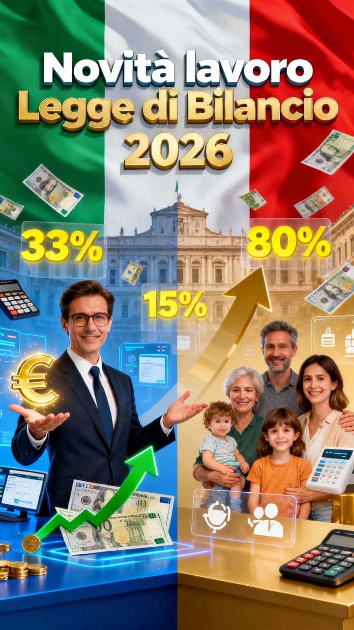 Novità lavoro Legge di Bilancio 2026