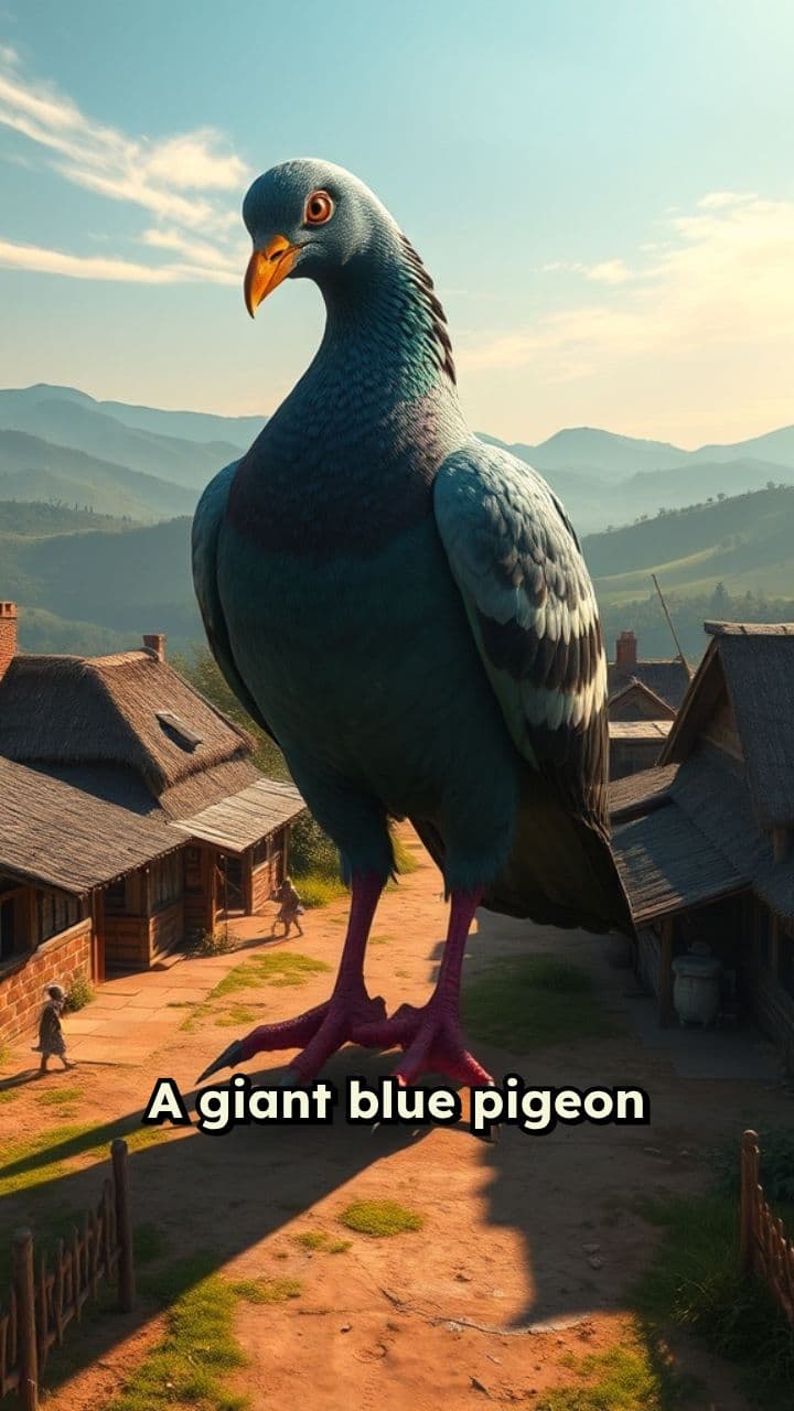 The Giant Pigeon's Gentle Heart
