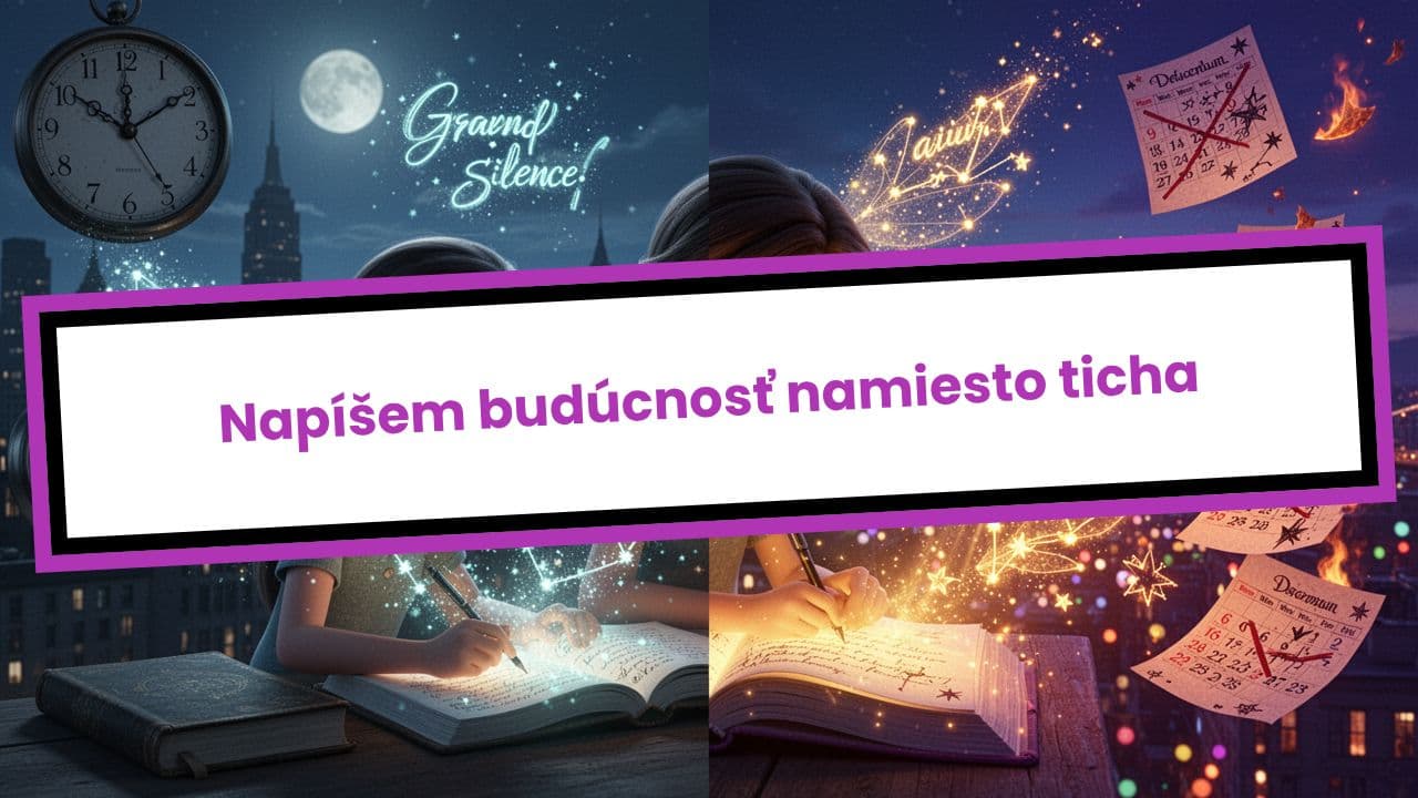 Napíšem budúcnosť namiesto ticha