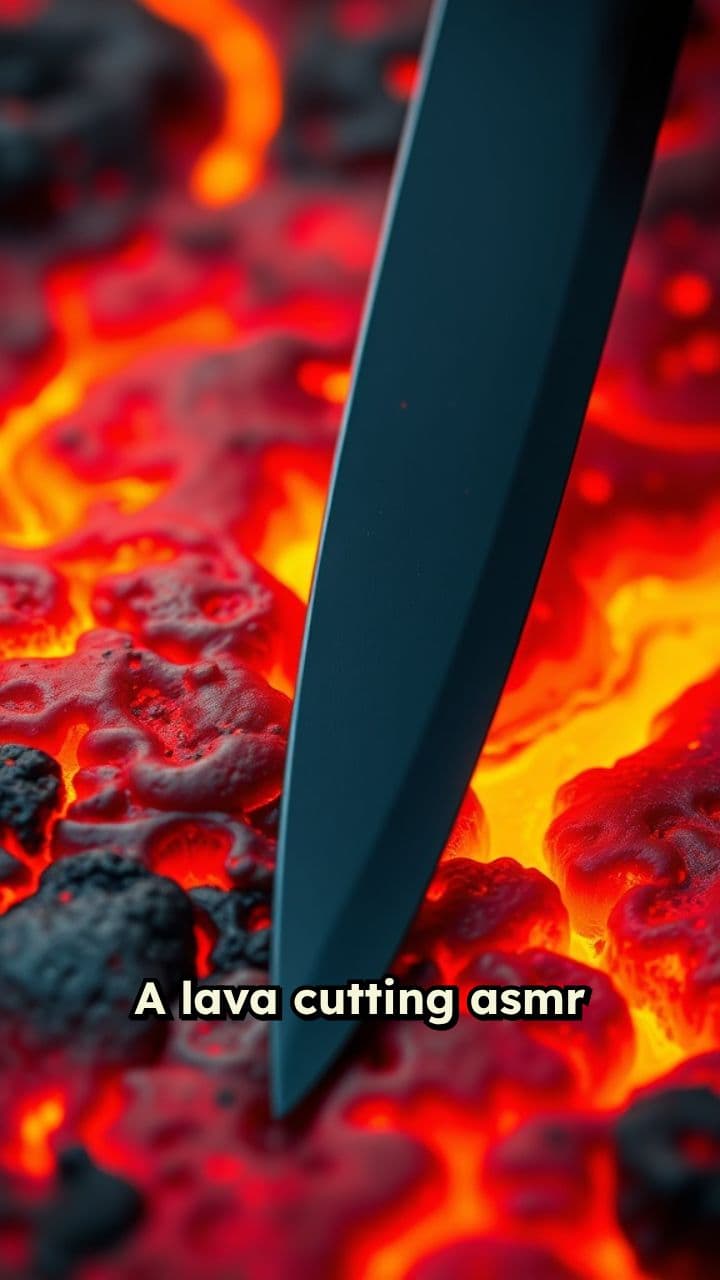 Lava ASMR: Cutting Sounds