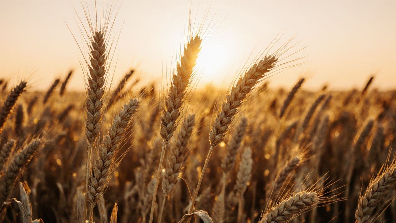 Seamless Looping Golden Wheat Field