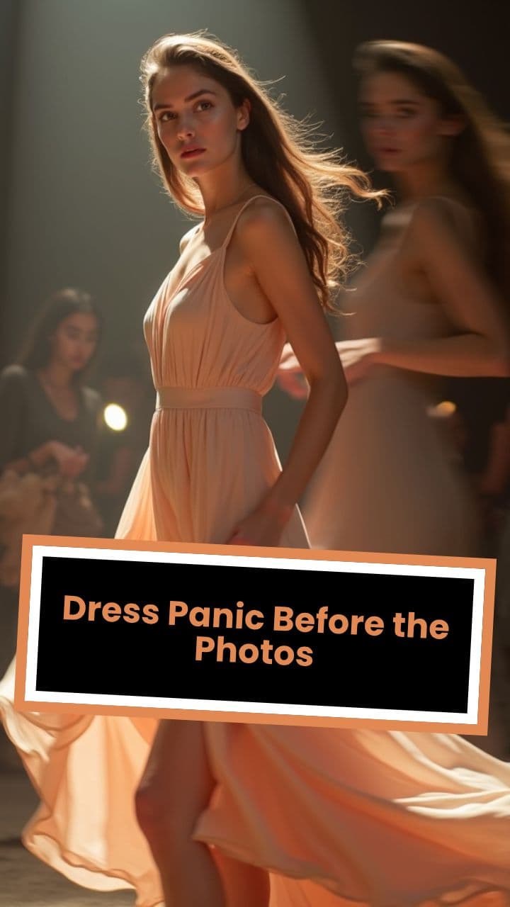 Dress Panic Before the Photos