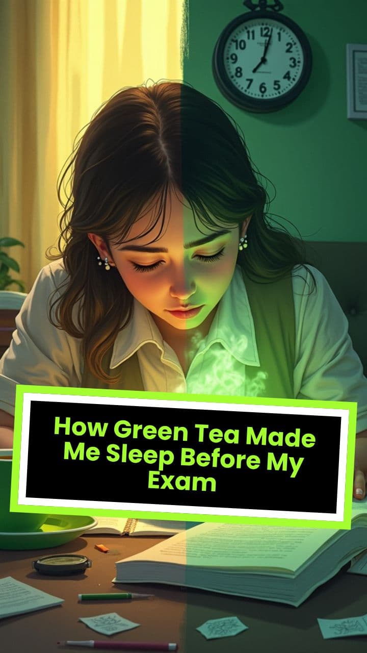 How Green Tea Made Me Sleep Before My Exam