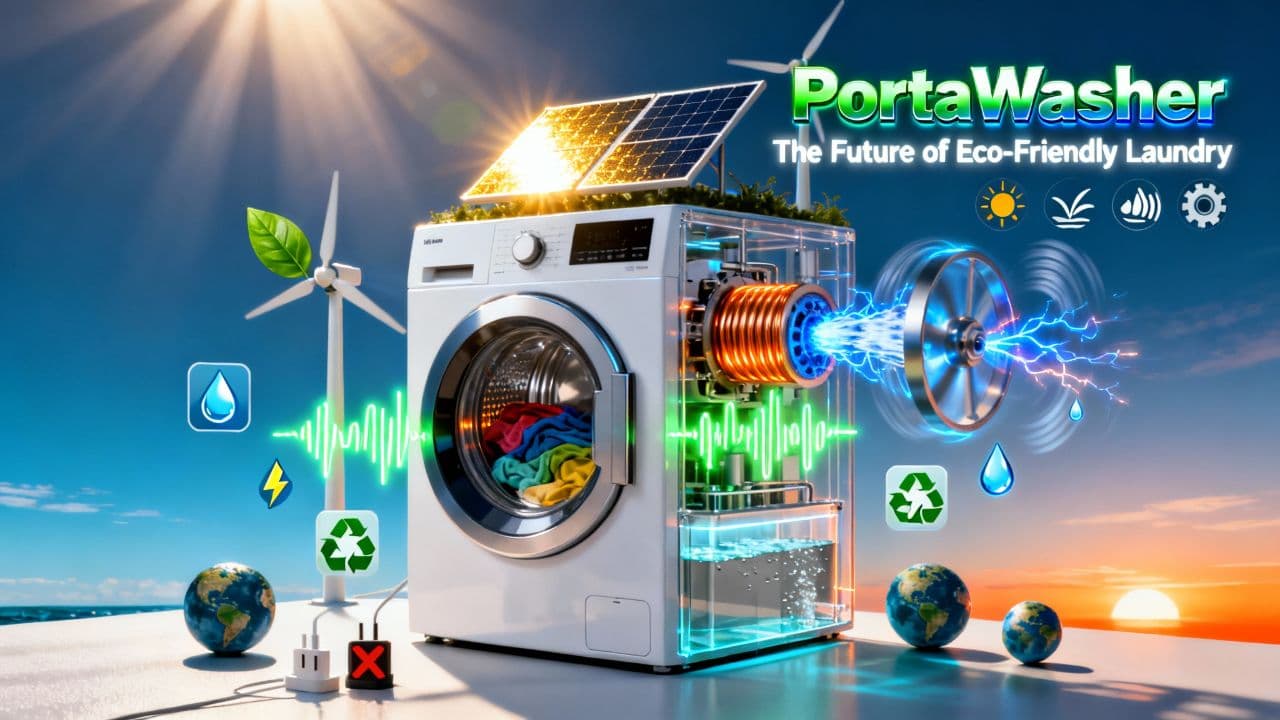PortaWasher: The Future of Eco-Friendly Laundry