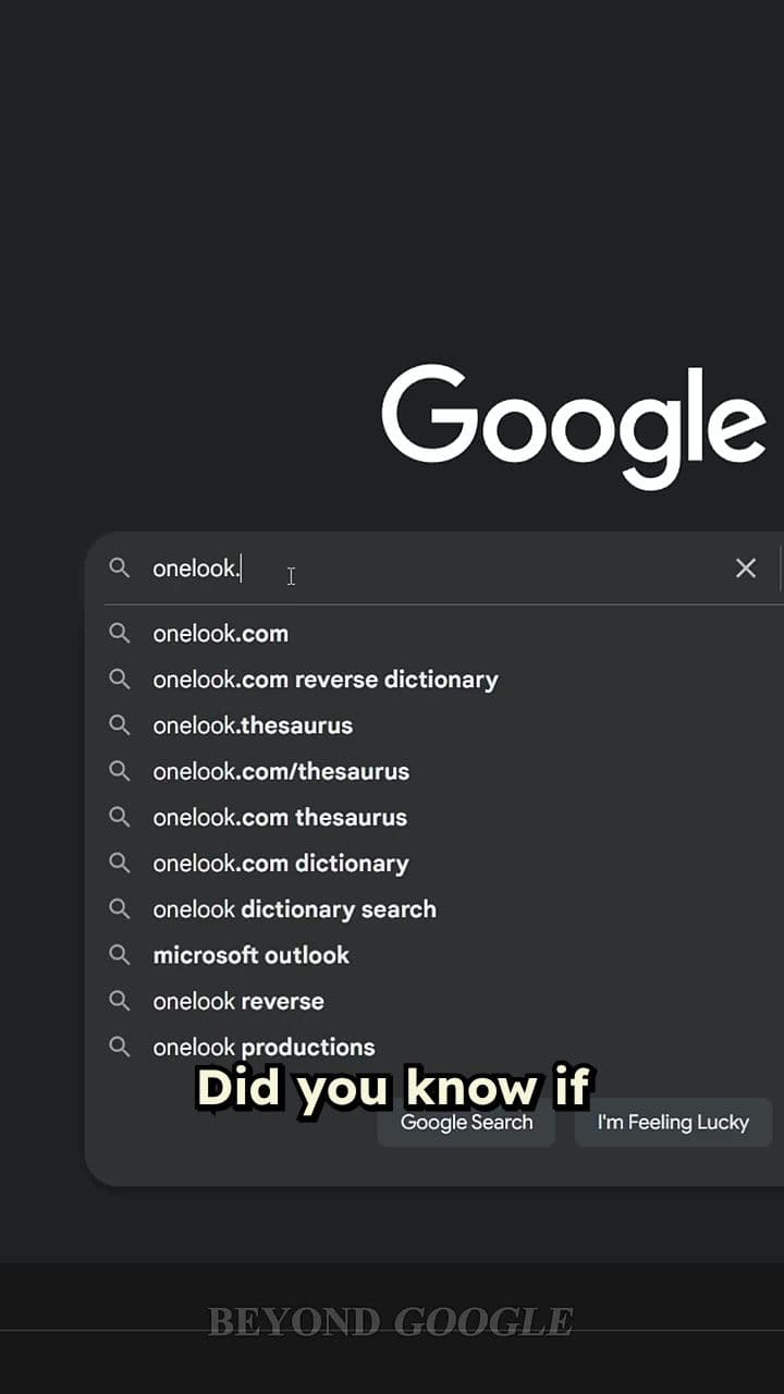 Find Any Word You're Looking For