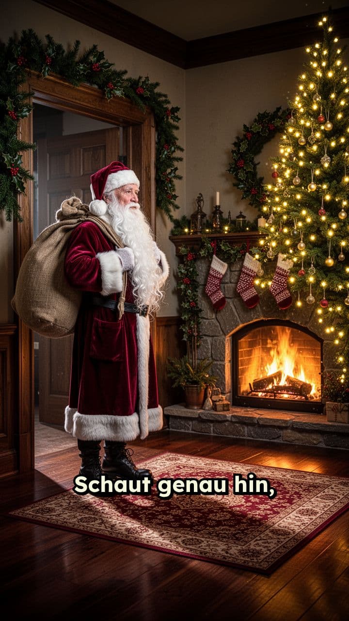 Der magische Besuch des Weihnachtsmanns