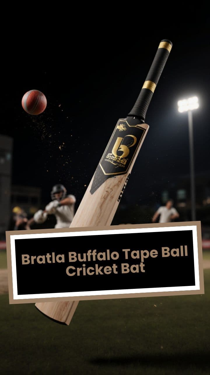 Bratla Buffalo Tape Ball Cricket Bat