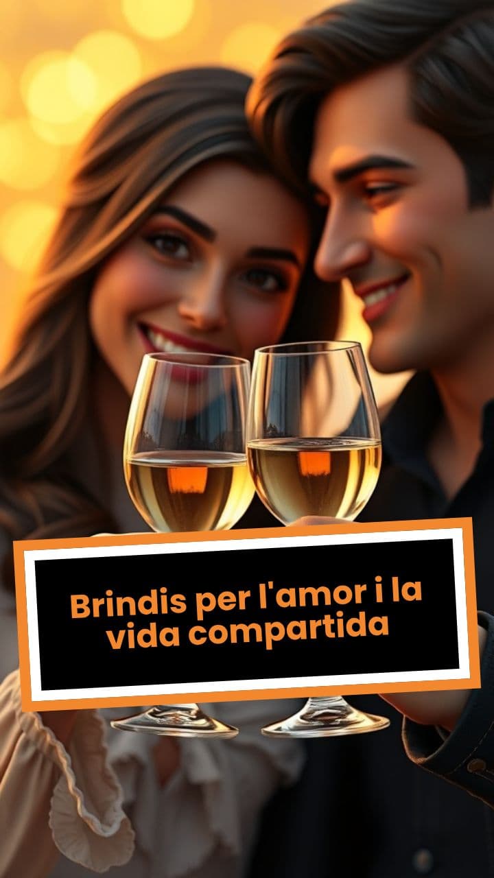 Brindis per l'amor i la vida compartida
