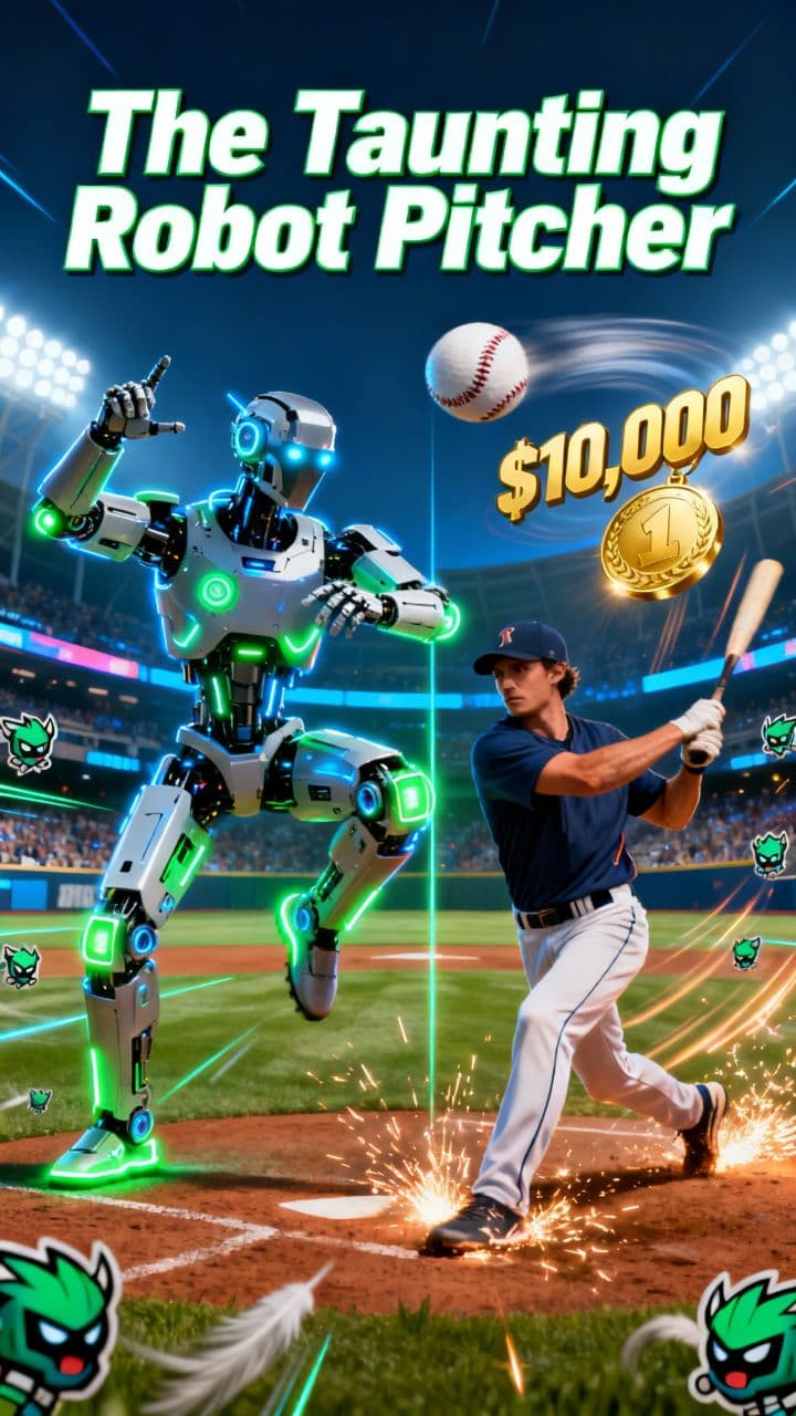 The Taunting Robot Pitcher