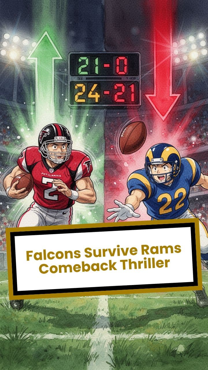 Falcons Survive Rams Comeback Thriller