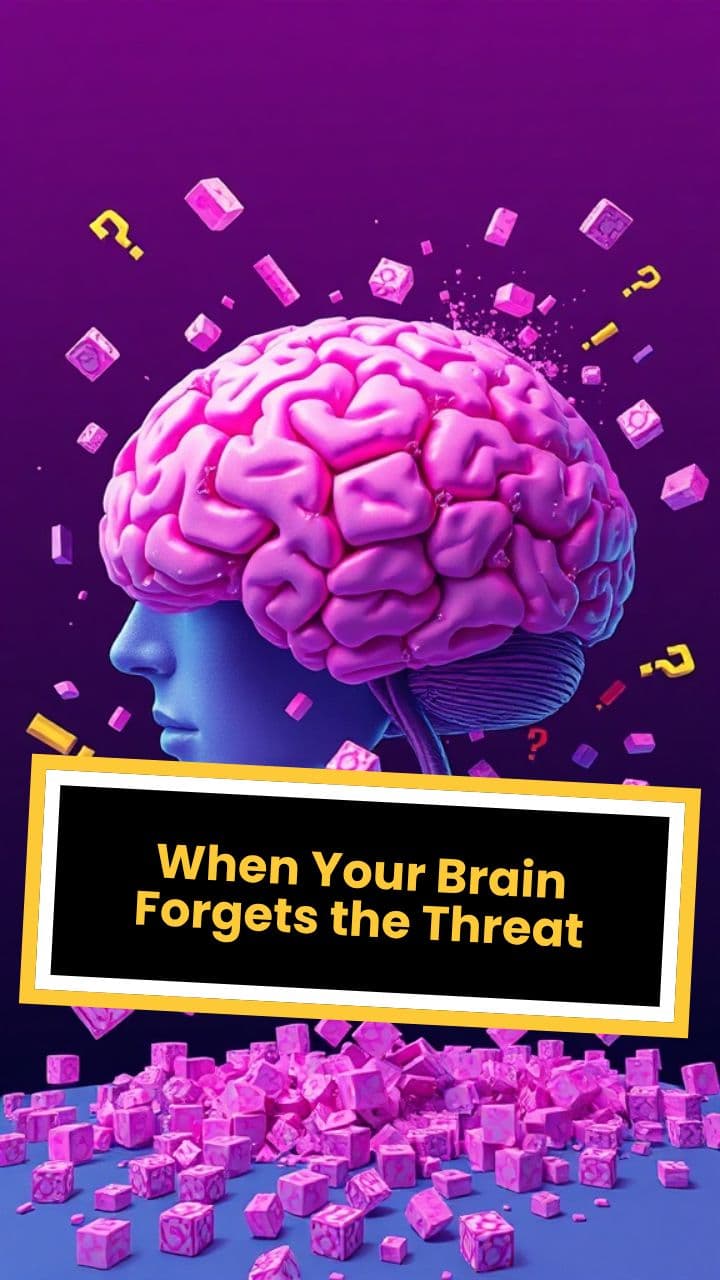 When Your Brain Forgets the Threat