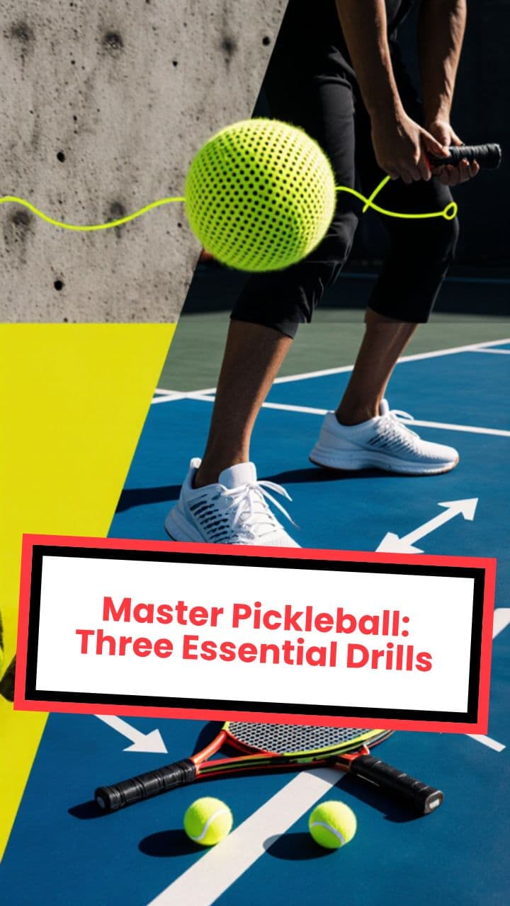 Master Pickleball: Three Essential Drills