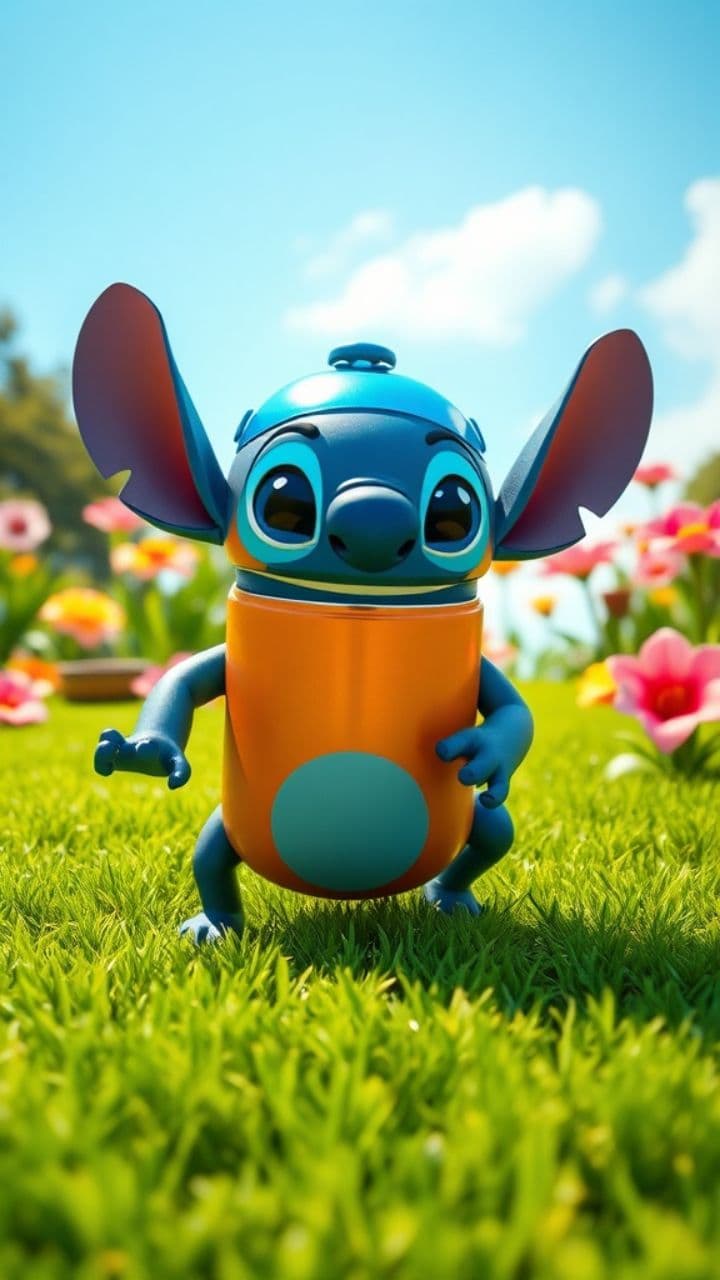 Un thermos-Stitch a Roma