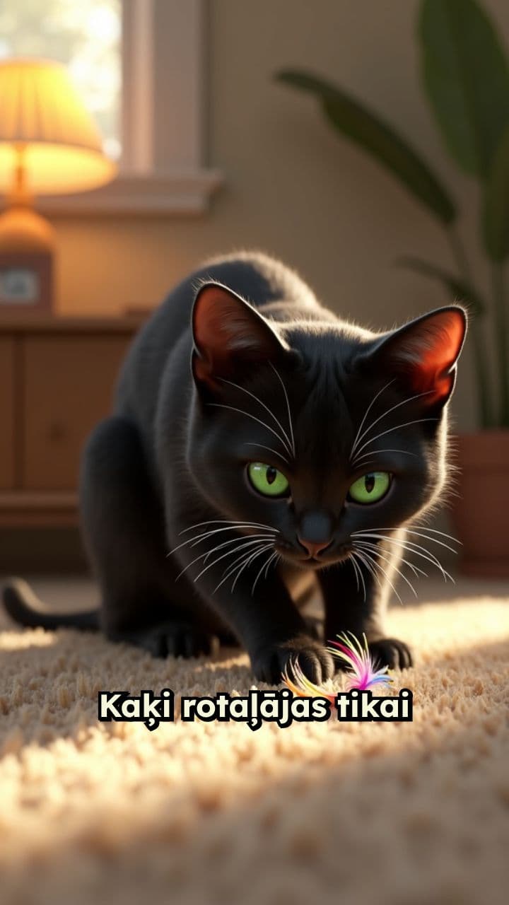 Kaķu rotaļāšanās: izaicinājums un prieks
