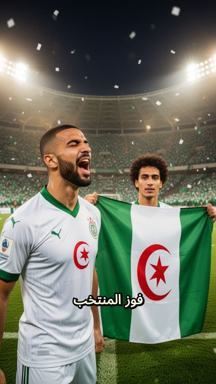 فوز الجزائر في ملعب مولاي الحسن