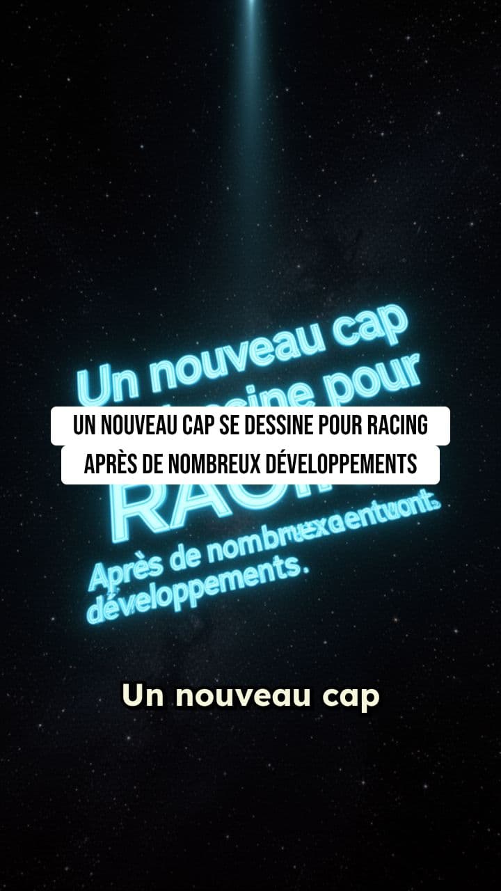 RACING - Le Nouveau Cap