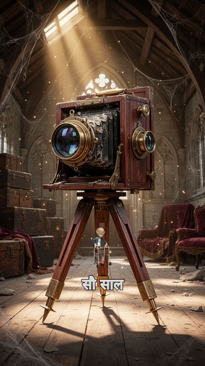 भूत पकड़ने वाला पुराना कैमरा