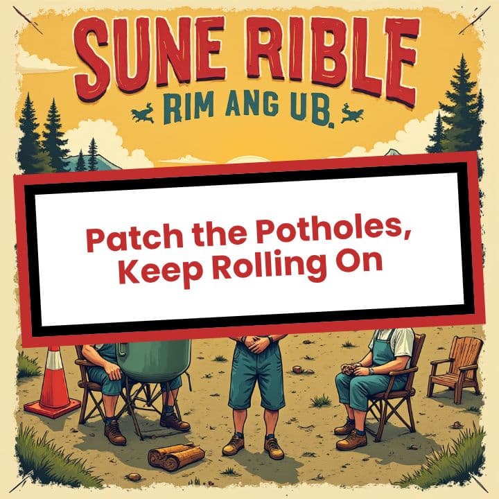 Patch the Potholes, Keep Rolling On