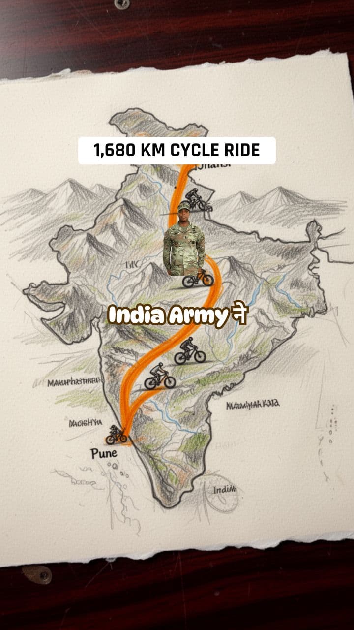 Indian Army Cycling Mission: Pune to Jhansi