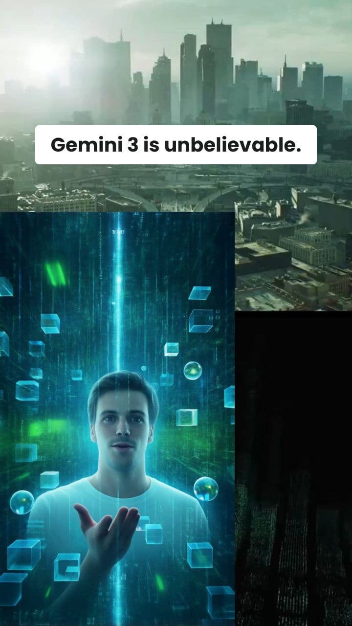 Gemini 3: Create 3D Matrix Scenes Effortlessly