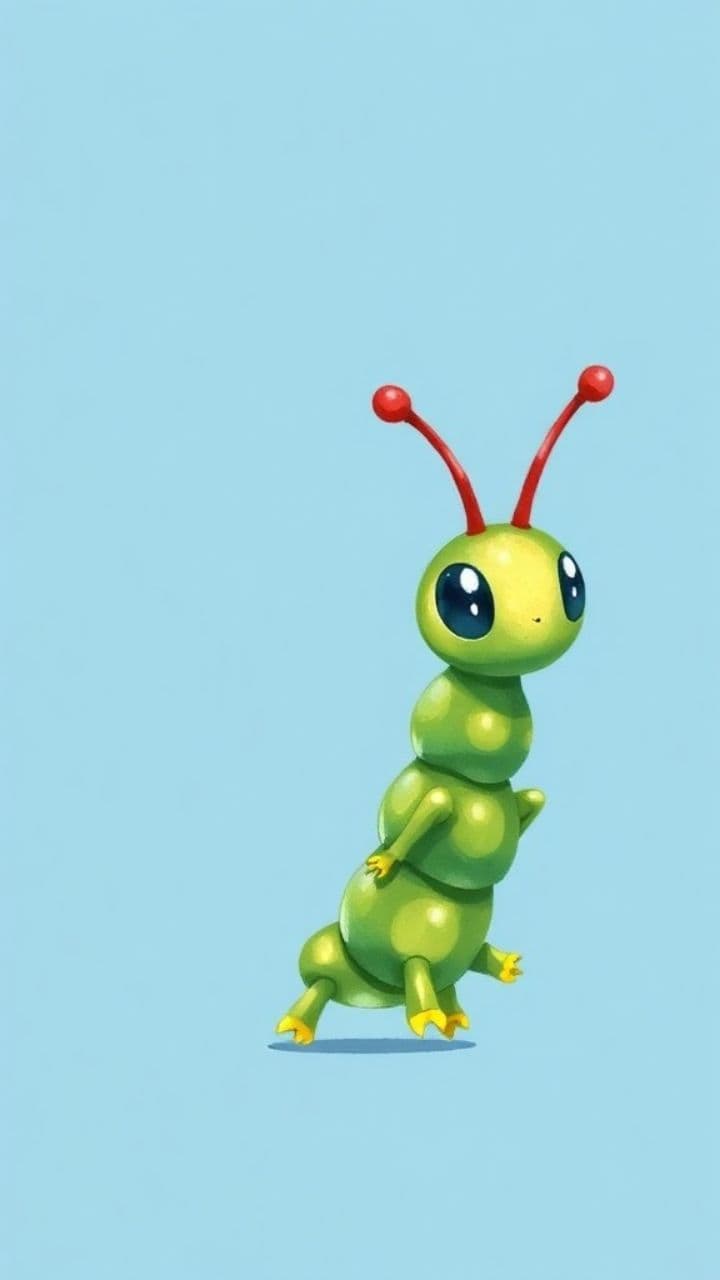 Caterpie's Upward Crawl