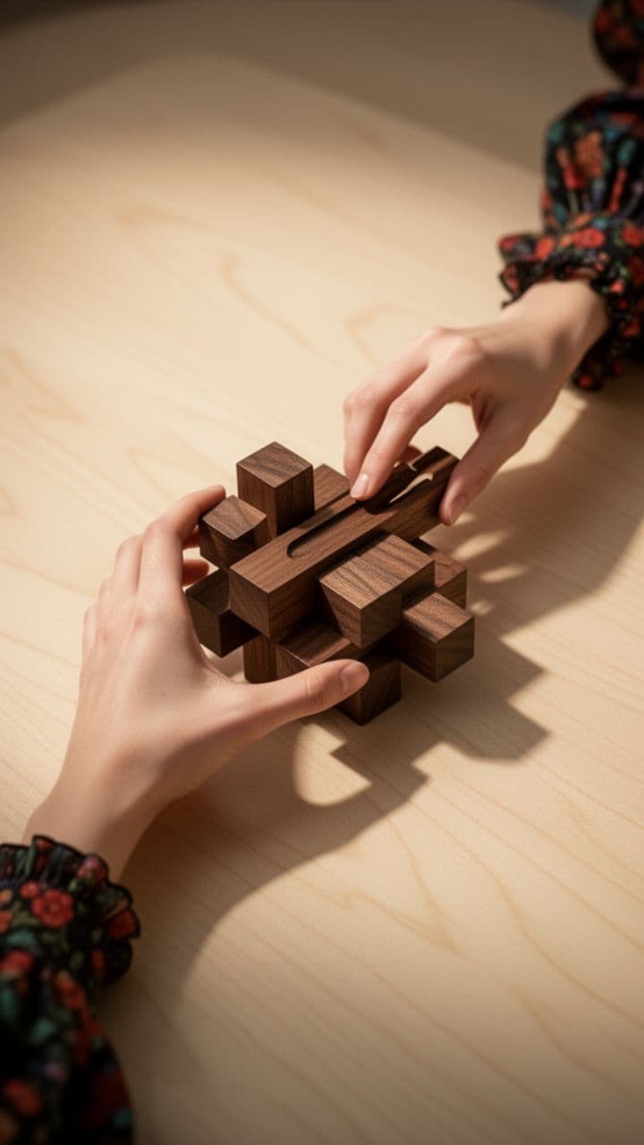 Relaxing Wooden Puzzle ASMR