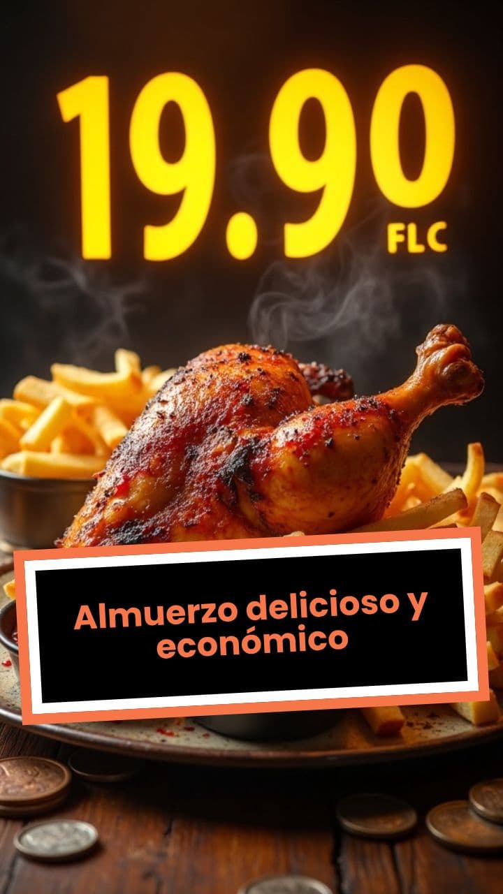 Almuerzo delicioso y económico