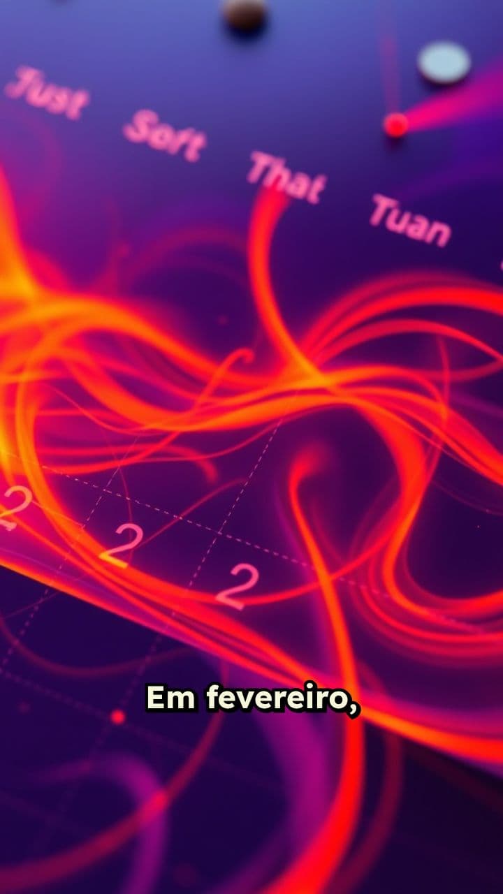 Fevereiro Laranja e Roxo