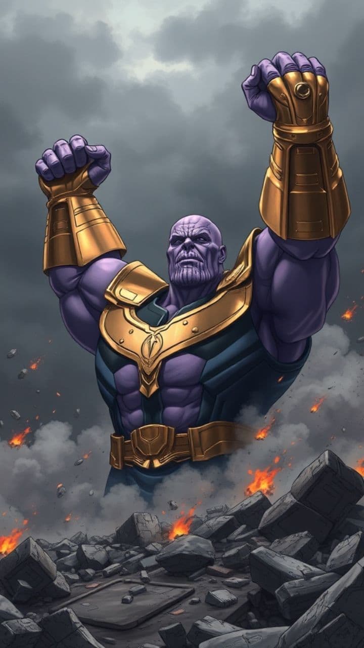 गोकू-वेजीटा बनाम थानोस का अंत