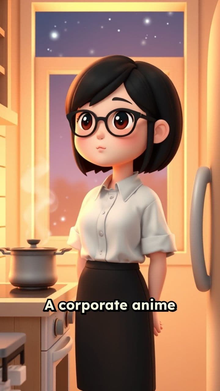 Moonlit Cooking by the Window