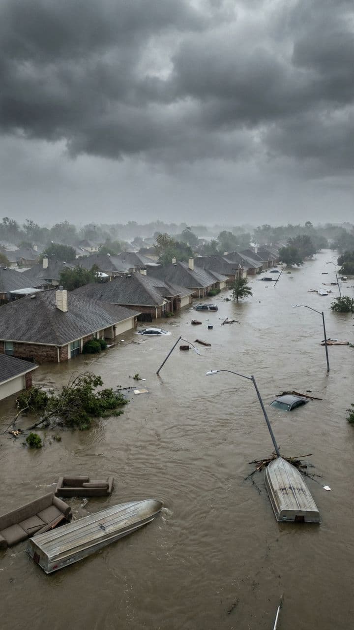 Rescate en la inundación