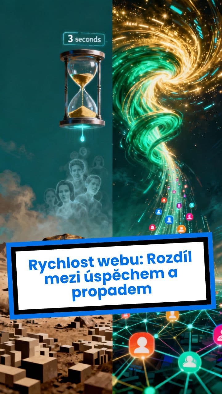 Rychlost webu: Rozdíl mezi úspěchem a propadem